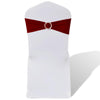 Set 25 Fasce Elasticizzate Bianche per Sedie con Fibbia Effetto Diamante - Image 2 of 8