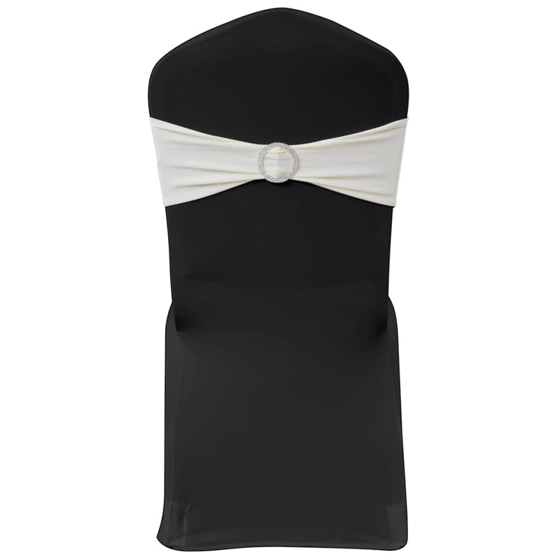 vidaXL Banda elástica para silla con hebilla 14x34-50 cm Crema (25 unidades) - Image 1 of 4