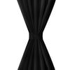 Tende Eleganti in Micro-Raso Nere con Occhielli- Set 2 Pezzi 140x175 cm - Image 3 of 4