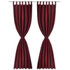 Tende Micro-Raso Bordò 2 pezzi con Occhielli 140 x 245 cm - Image 1 of 2