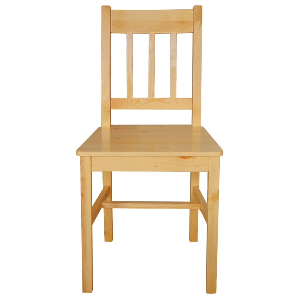 vidaXL Sedie da Pranzo 4 pz in Legno di Pino - Image 1 of 3