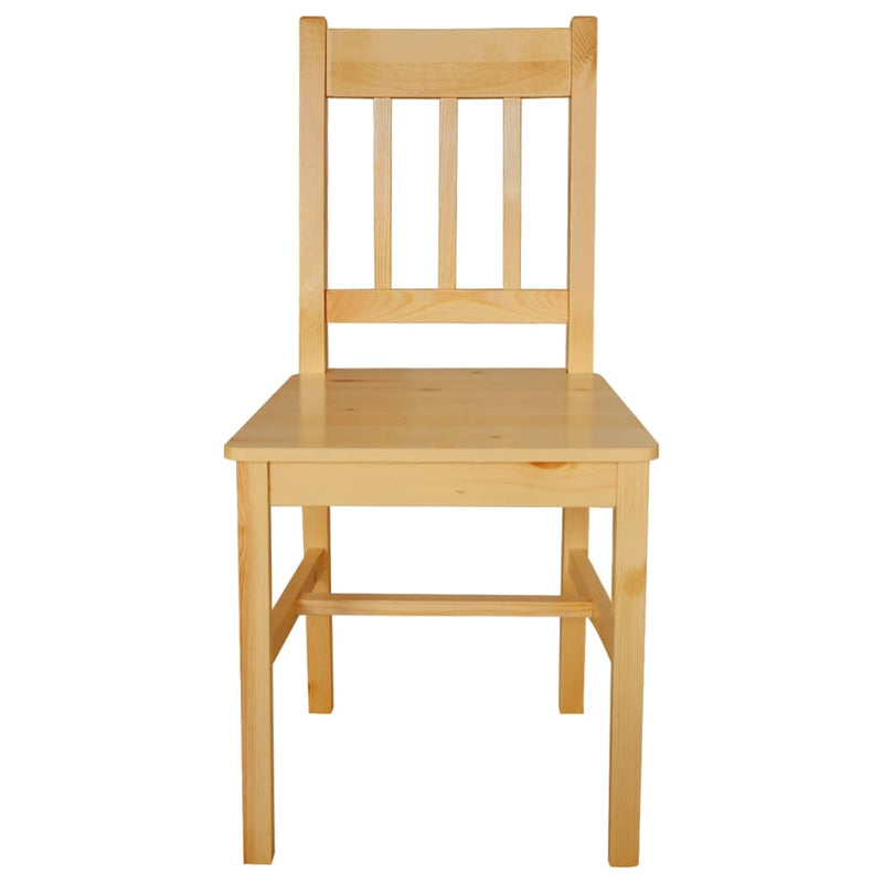 vidaXL Sedie da Pranzo 4 pz in Legno di Pino - Image 1 of 3