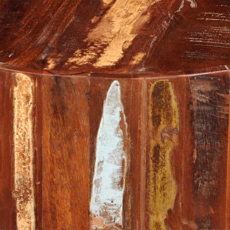 Tavolino da Salotto in Legno Massello di Recupero Rotondo - immagine 8 | SolPatio - Image 8 of 9