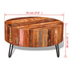 Tavolino da Salotto in Legno Massello di Recupero Rotondo - immagine 9 | SolPatio - Image 9 of 9