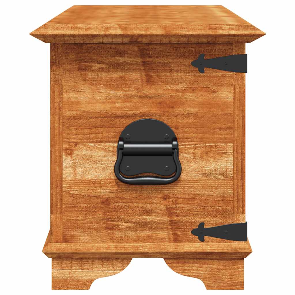 Cassapanca di Stoccaggio in Legno Ruvido di Mango - immagine 5 | SolPatio - Image 5 of 10