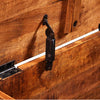 Cassapanca di Stoccaggio in Legno Ruvido di Mango - immagine 7 | SolPatio - Image 7 of 10