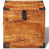 vidaXL Cassapanca di Stoccaggio a Cubo in Legno Ruvido di Mango - Image 4 of 9