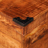 vidaXL Cassapanca di Stoccaggio a Cubo in Legno Ruvido di Mango - Image 7 of 9
