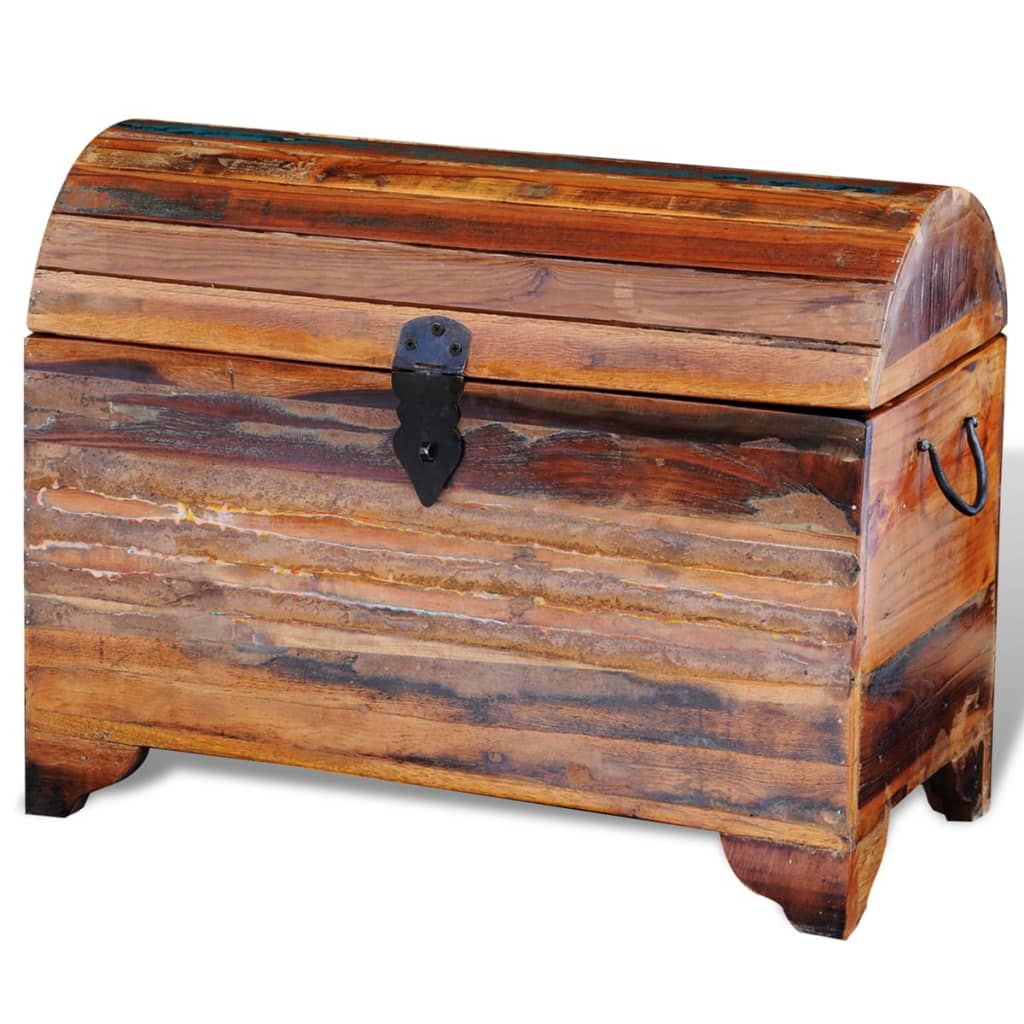 vidaXL Cassa di Stoccaggio in Legno Massello di Recupero - Image 1 of 7