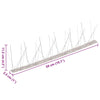 vidaXL Set Dissuasori per Uccelli e Piccioni 6 pz Acciaio 5 File 3 m - Image 5 of 5