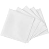 vidaXL Set 10 Tovaglioli da Cena in Poliestere Bianchi 50 x 50 cm - Image 2 of 4