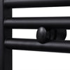 vidaXL Radiatore Portasciugamano in Acciaio 480 x 480 mm Nero - Image 3 of 7