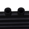 vidaXL Radiatore Centrale Portasciugamano Dritto Nero 600 x 1160 mm - Image 5 of 7