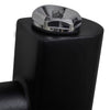 vidaXL Radiatore Centrale Portasciugamano Curvo Nero 500 x 1160 mm - Image 3 of 7