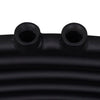 vidaXL Radiatore Centrale Portasciugamano Curvo Nero 500 x 1160 mm - Image 5 of 7