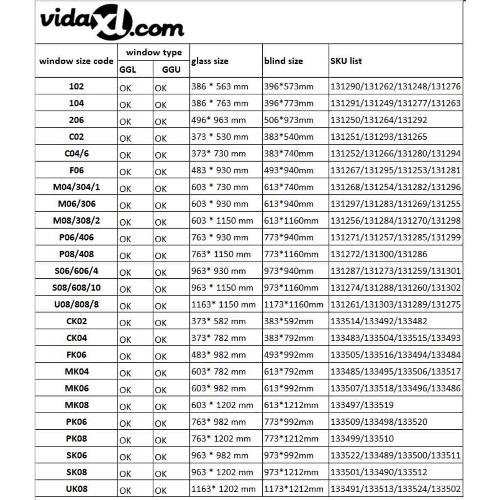 vidaXL Estor enrollable opaco termoaislante, 383 x 740 mm, Beige - Image 5 of 5