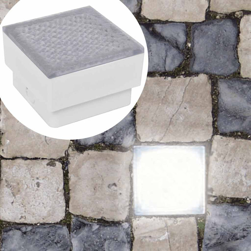 Set de 6 Focos LED Empotrables SolPatio para Exterior - Luz Blanca Cálida - Image 2 of 12