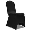 vidaXL Fodere Elastiche per Sedie 4 pz Nere - Image 1 of 6