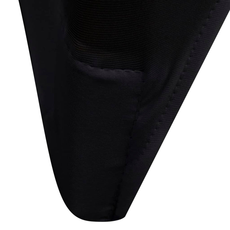 vidaXL Fodere Elastiche per Sedie 4 pz Nere - Image 4 of 6