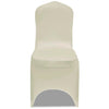 vidaXL Fodere Elastiche 4 pz per Sedie Crema - Image 2 of 6
