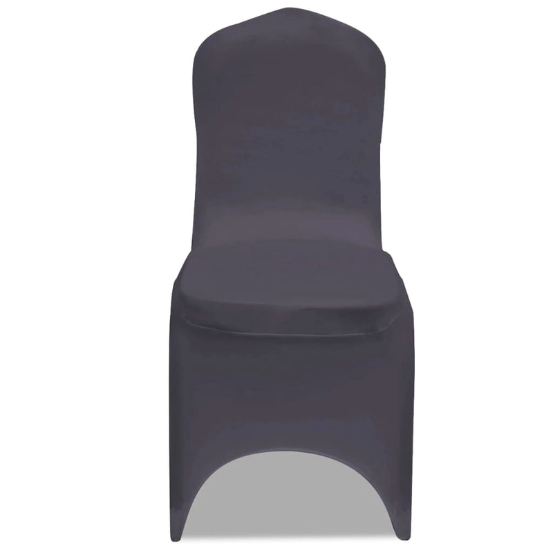 vidaXL Fodera Elastica per Sedie 4 pz Antracite - Image 2 of 6
