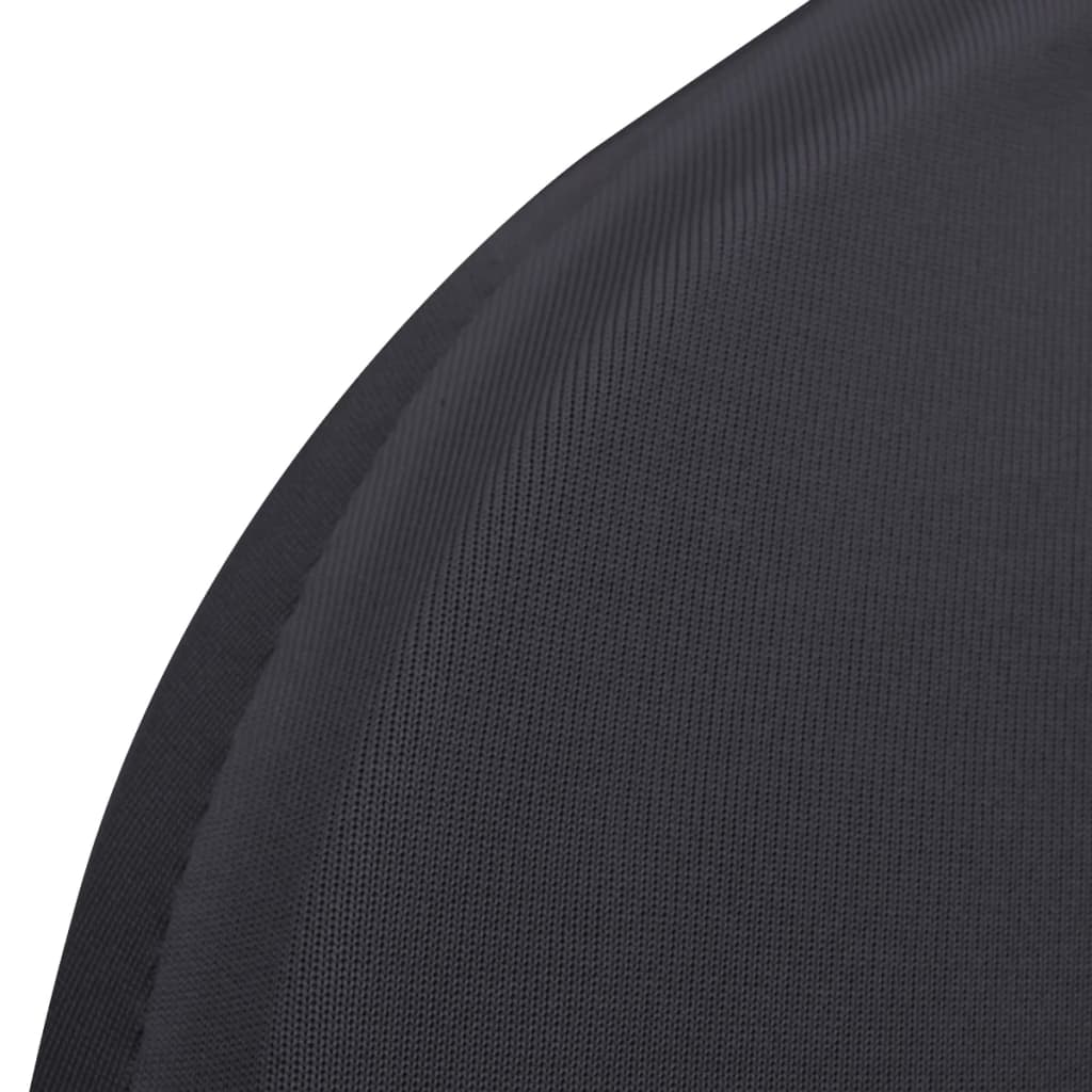 vidaXL Fodera Elastica per Sedie 4 pz Antracite - Image 5 of 6