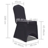 vidaXL Fodera Elastica per Sedie 4 pz Antracite - Image 6 of 6