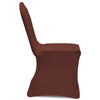 vidaXL Fodera Elastica per Sedie 4 pz. Marrone - Image 2 of 5