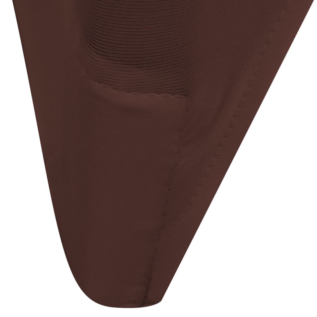 vidaXL Fodera Elastica per Sedie 4 pz. Marrone - Image 3 of 5