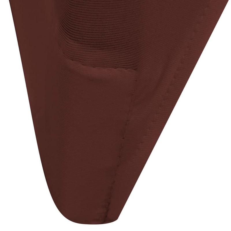 vidaXL Fodera Elastica per Sedie 4 pz. Marrone - Image 3 of 5
