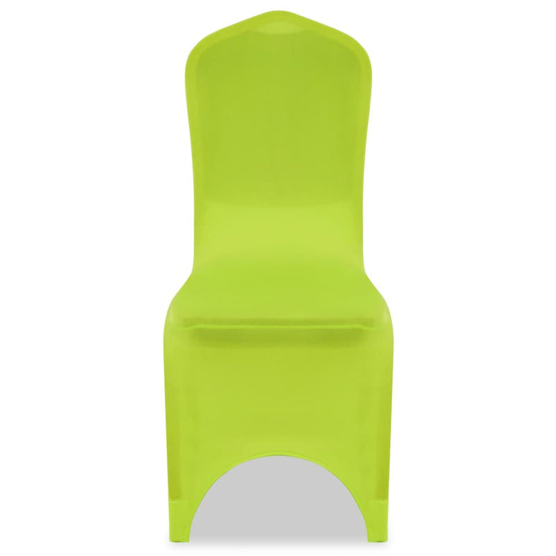 vidaXL Fodera Elastica per Sedie 4 pz Verde - Image 2 of 6
