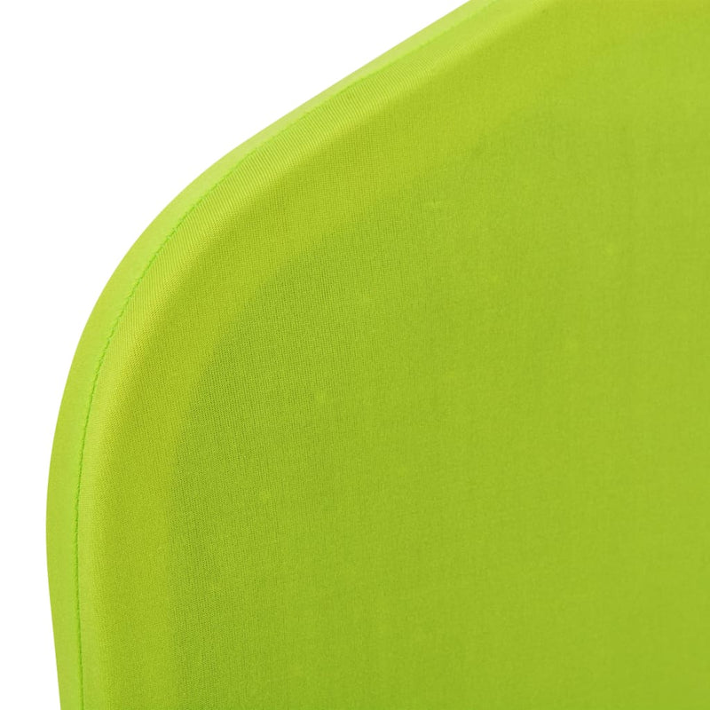 vidaXL Fodera Elastica per Sedie 4 pz Verde - Image 4 of 6