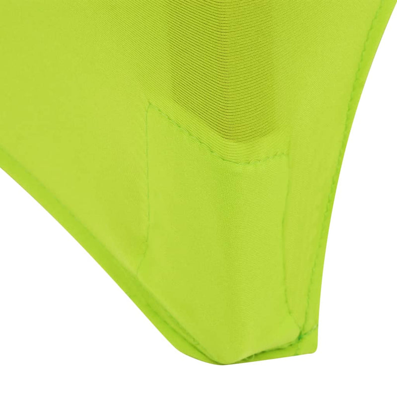vidaXL Fodera Elastica per Sedie 4 pz Verde - Image 5 of 6