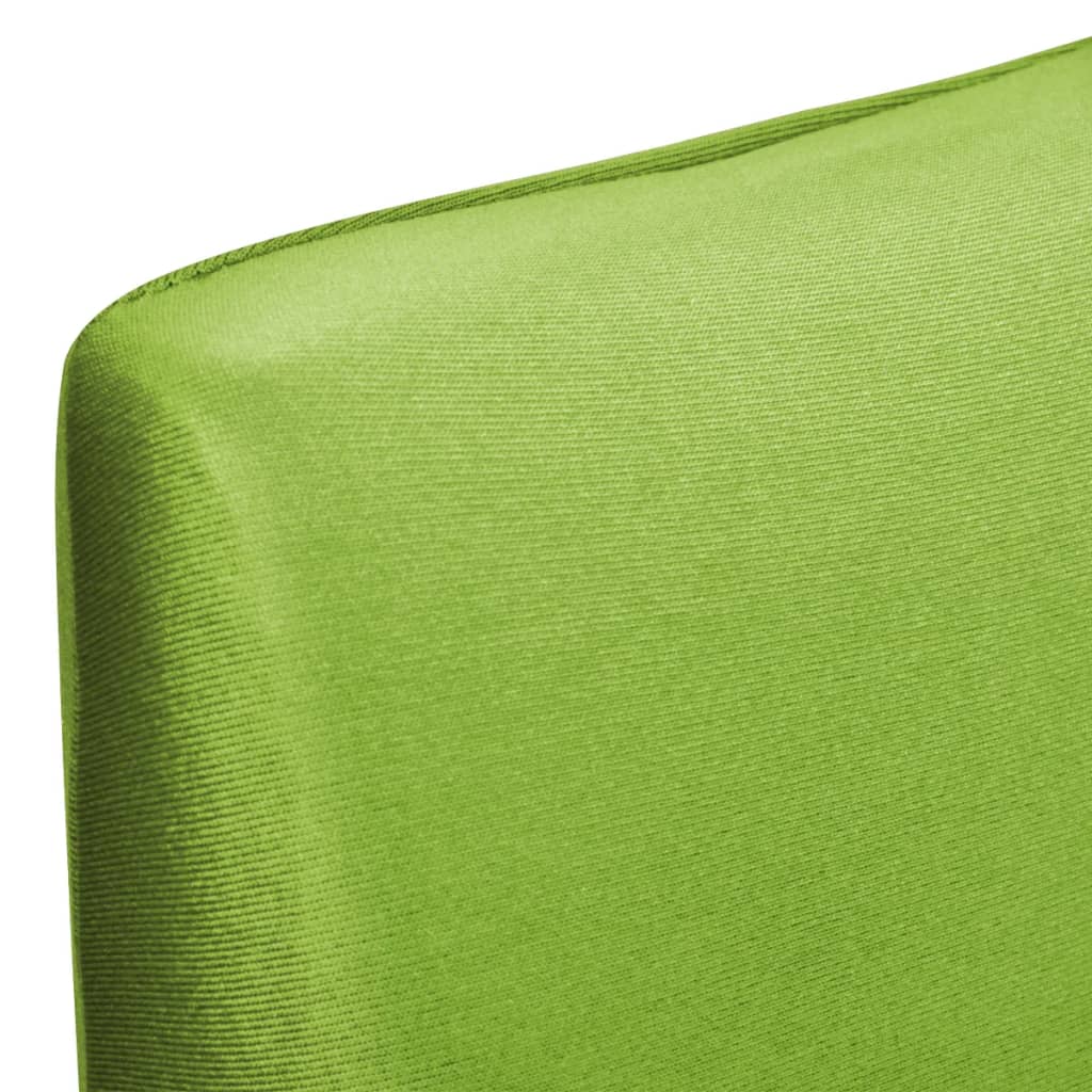 vidaXL Set 4 pz Fodera elastica per sedie verde - Image 3 of 3