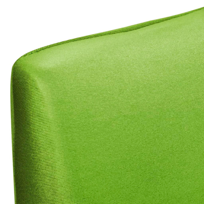 vidaXL Set 4 pz Fodera elastica per sedie verde - Image 3 of 3