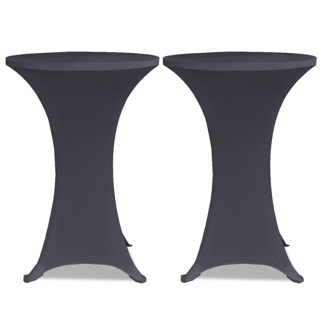 vidaXL Copertura Elastica per Tavolo 80 cm Antracite - Image 2 of 4