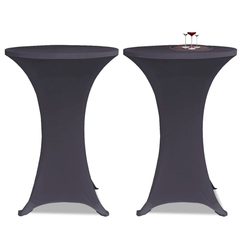 vidaXL Copertura Elastica per Tavolo 80 cm Antracite - Image 1 of 4