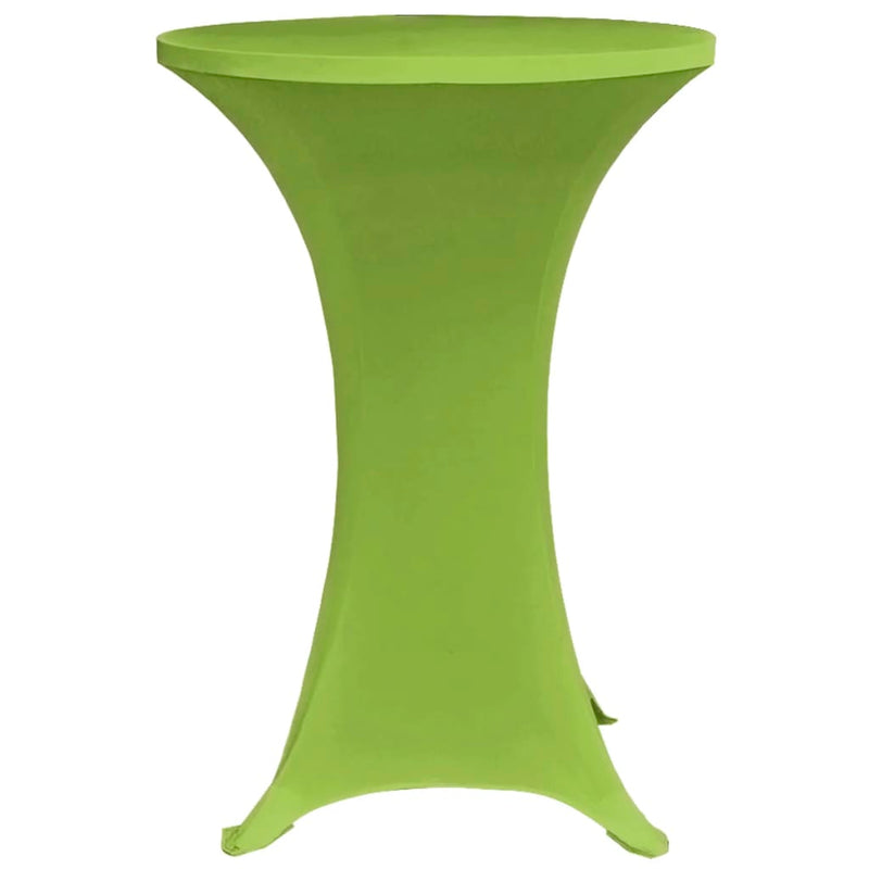 vidaXL Copertura Elastica per Tavolo 2 pezzi 80 cm Verde - Image 3 of 4