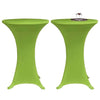 vidaXL Copertura Elastica per Tavolo 2 pezzi 80 cm Verde - Image 1 of 4