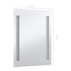 vidaXL Specchio da Parete a LED per Bagno 60x80 cm - Image 7 of 7