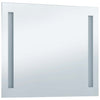 vidaXL Specchio da Parete a LED in Vetro e Alluminio 100x60 cm Argento - Image 5 of 13