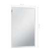 vidaXL Specchio da Parete a LED per Bagno 60x100 cm - Image 6 of 6