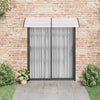 vidaXL Marquesina para Puerta de Policarbonato 200x75 cm Negra y Transparente - Image 9 of 21