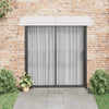 vidaXL Marquesina para Puerta de PC 200x75 cm Gris y Transparente - Image 7 of 20