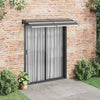vidaXL Door Canopy, Polycarbonate, 200x75 cm, Black - Image 1 of 7