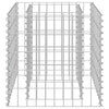 Gabbione Letto Rialzato in Acciaio Zincato 50×50×50 cm Argento - Image 4 of 6
