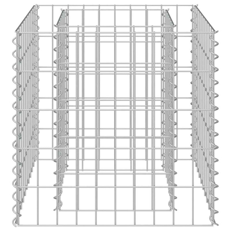 vidaXL Gabbione Letto Rialzato in Acciaio Zincato 50x50x50 cm - Image 4 of 6