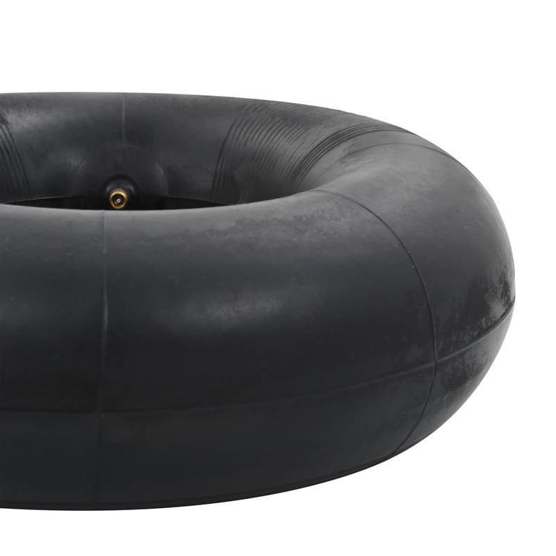 vidaXL Camere d'Aria per Carriola in Gomma 15x6.00-6 Nero (Set di 2) - Image 3 of 4