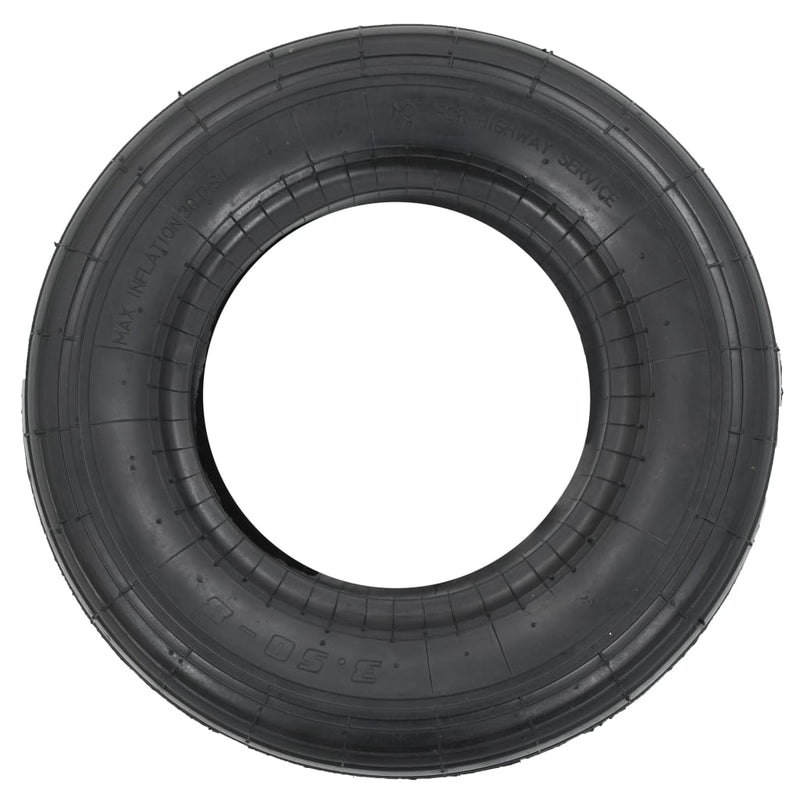 Ruota per Carriola Antiforatura 3,50-8 4PR in Gomma Resistente - immagine 1 | SolPatio - Image 1 of 3