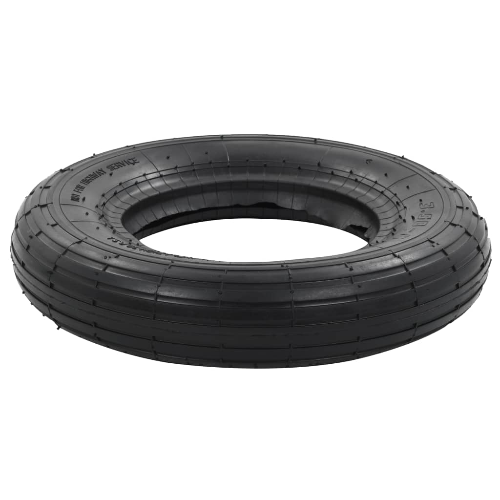 Ruota per Carriola Antiforatura 3,50-8 4PR in Gomma Resistente - immagine 2 | SolPatio - Image 2 of 3
